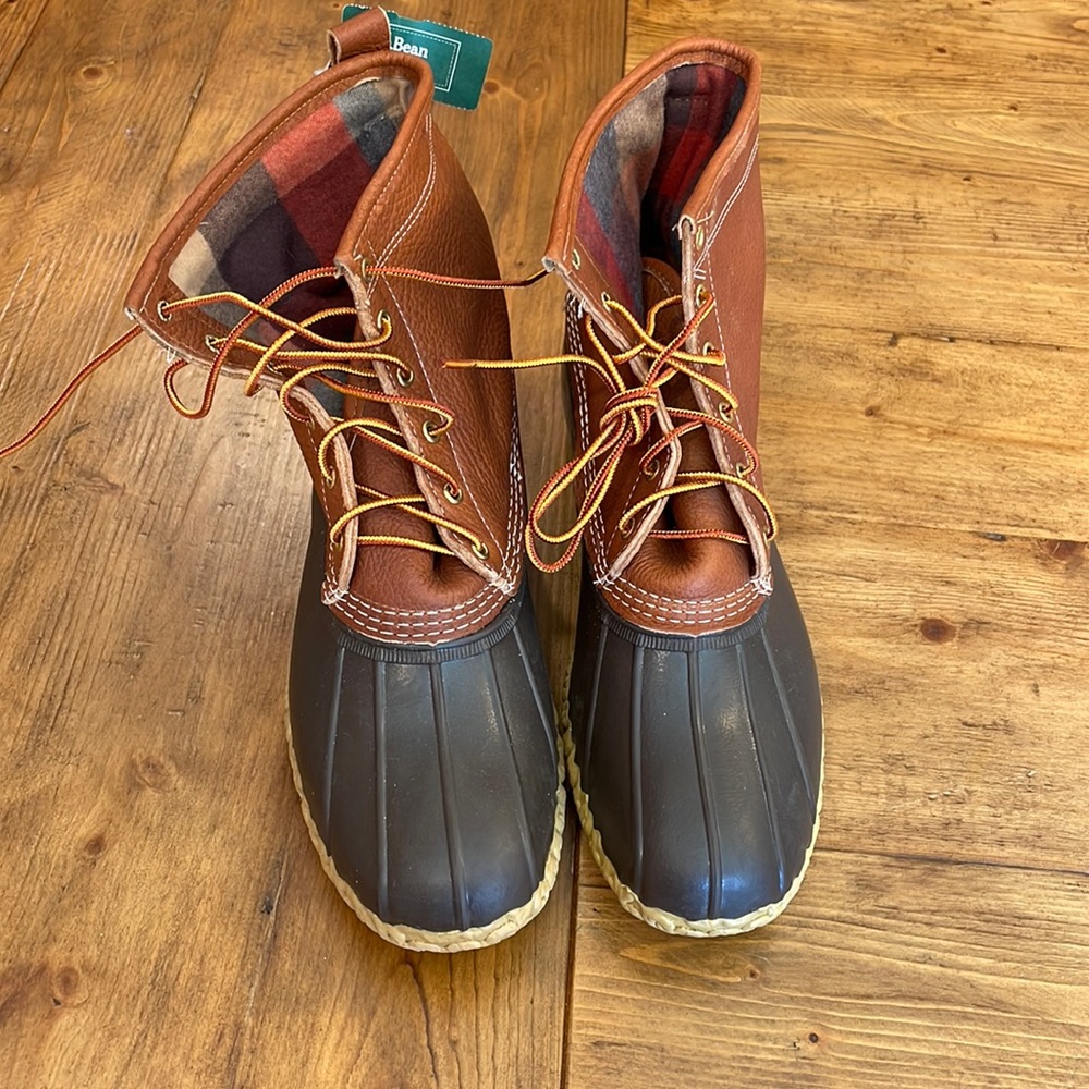 L.L. Bean • Flannel Lined Bean Boot • NWT, no box